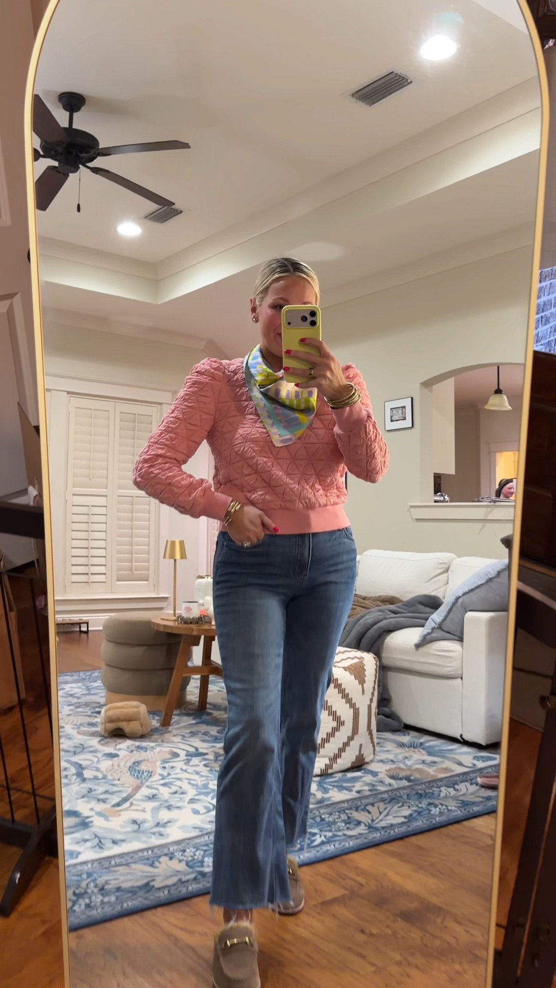 Happy Monday! Top is part of a set- size small. Jeans are KUT from Avara, size 26. Shoes run TTS! Scarf is from story book scarves but linking some other fun ones from Target! 

#LTKmomlife #LTKootd #LTKPetite