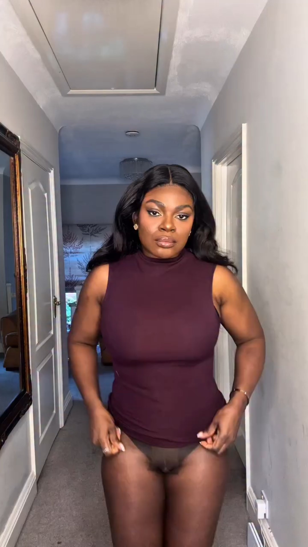 Burgundy is the new black #getreadywithme