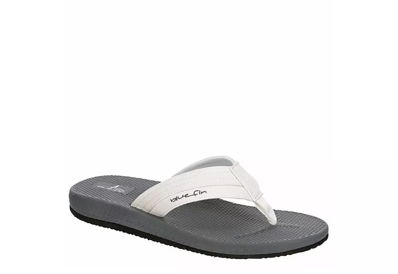 Bluefin Mens Strand Flip Flop Sandal - White | Rack Room Shoes