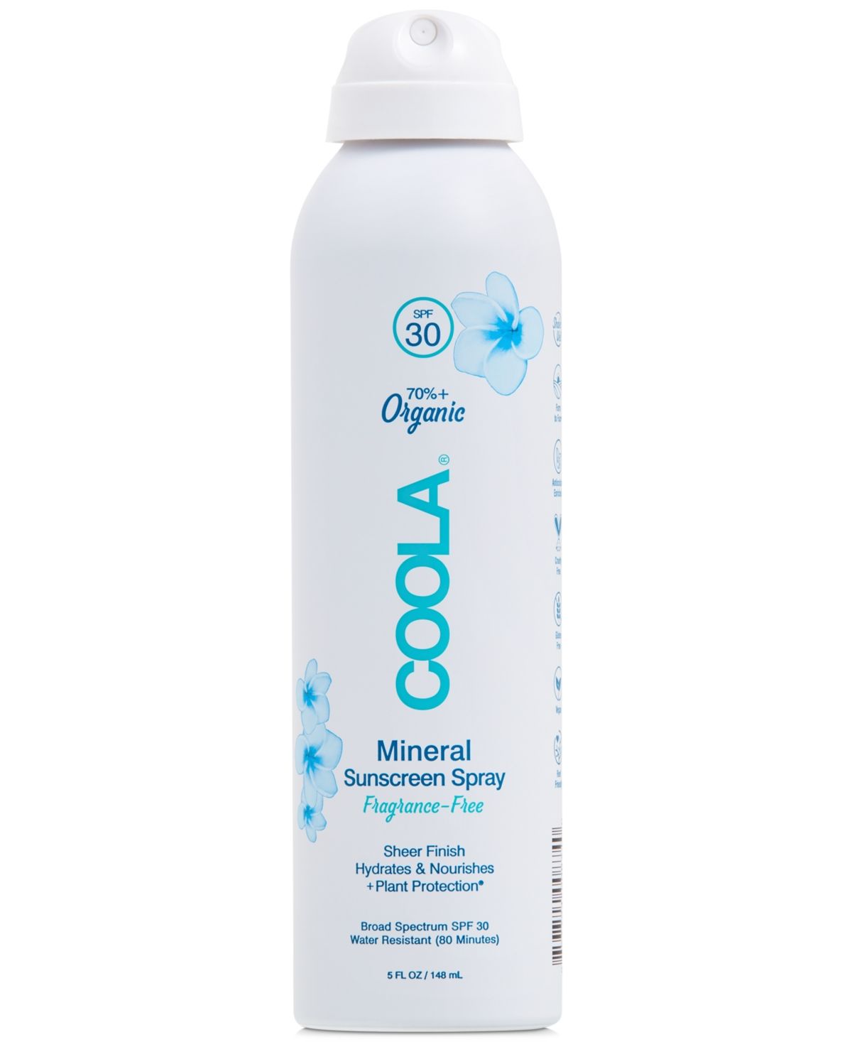 Coola Mineral Body Organic Sunscreen Spray Spf 30 - Fragrance Free, 5-oz. | Macys (US)