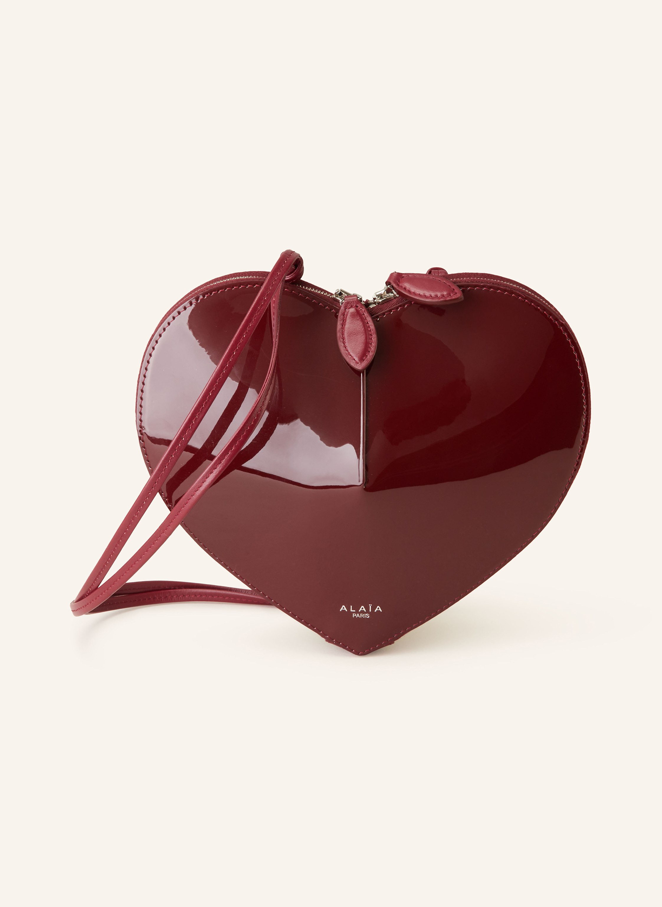 ALAÏA Umhängetasche LE COEUR in dunkelrot | Breuninger (DACH)