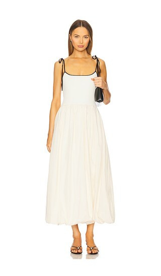 Line & Dot Jules Dress in Ivory. - size L | Revolve Clothing (Global)
