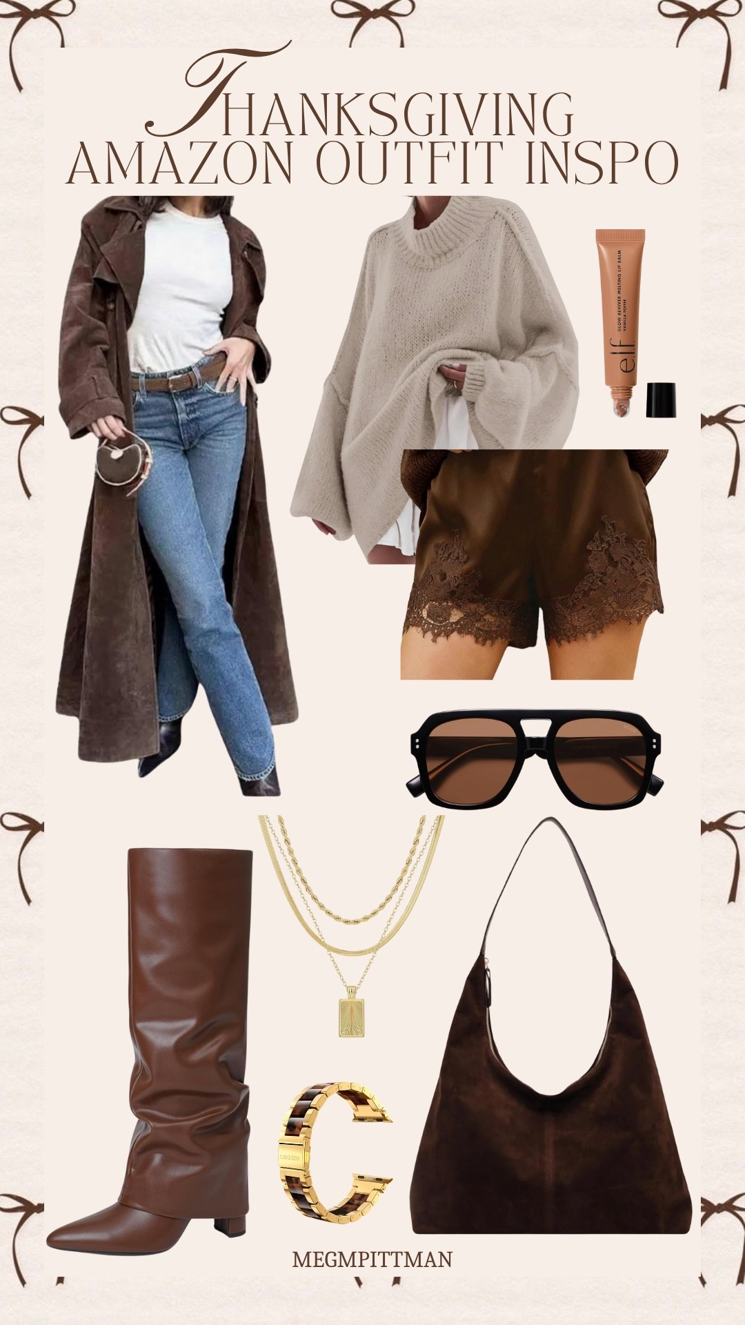 Thanksgiving outfit inspo all from Amazon! I’m loving all the browns 🤎

#LTKHoliday #LTKootd #LTKSeasonal
