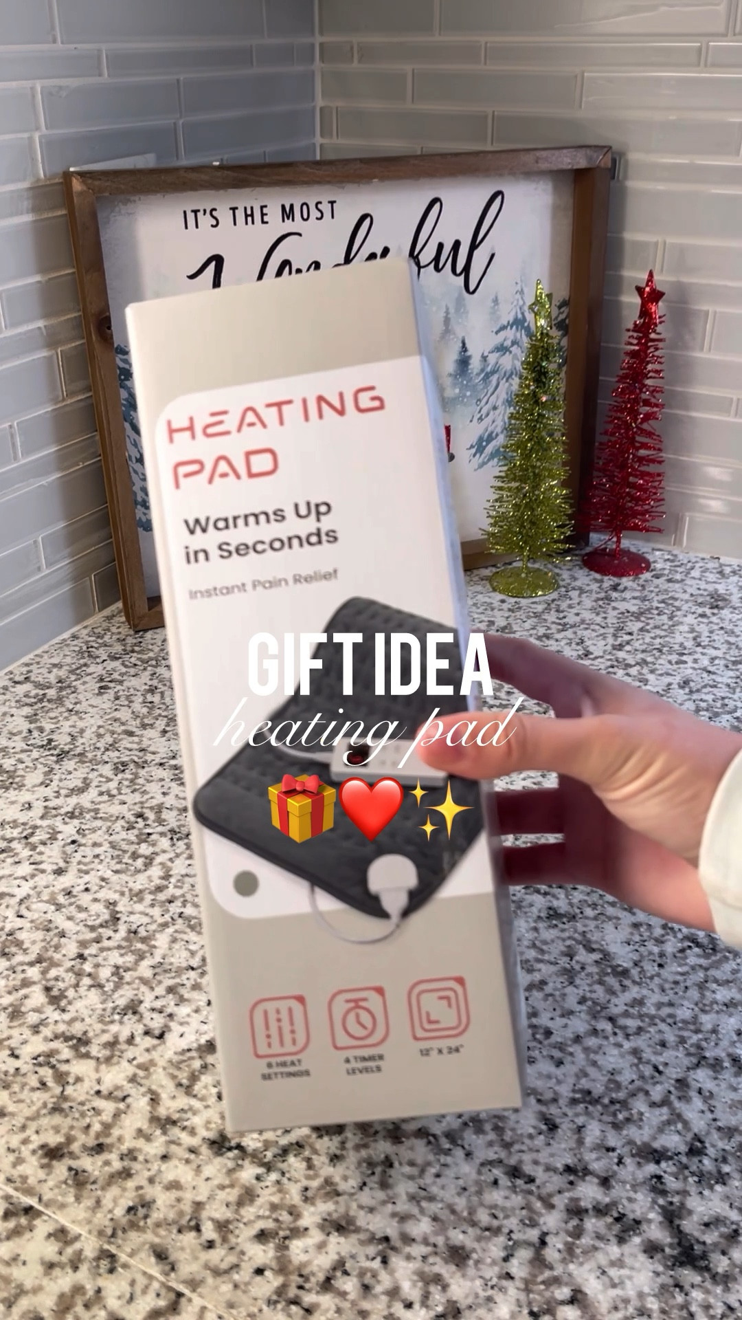 Heating pad warms up in seconds!

Gift idea  gift guide  Christmas gift  Amazon finds 

#LTKHoliday #LTKFindsUnder50 #LTKGiftGuide