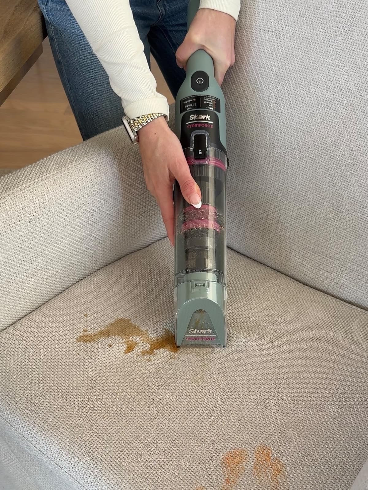 Keeping your furniture clean and fresh is easy with this handy spot cleaner. Say goodbye to stubborn stains! #homehacks #cleaningtools

#LTKHome #LTKmomlife #LTKKids