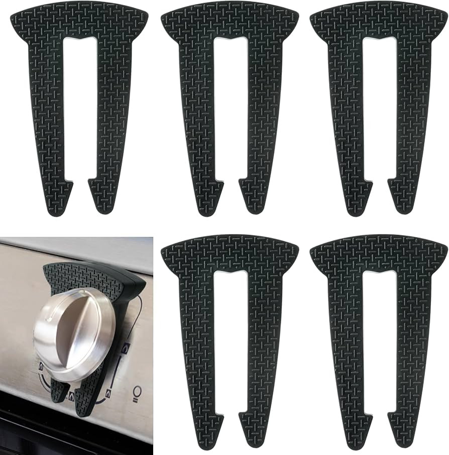 5-Pack Gas Stove Knob Locks for Toddler Safety, Durable Design Knob Safety Covers, Child Proof Ov... | Amazon (US)