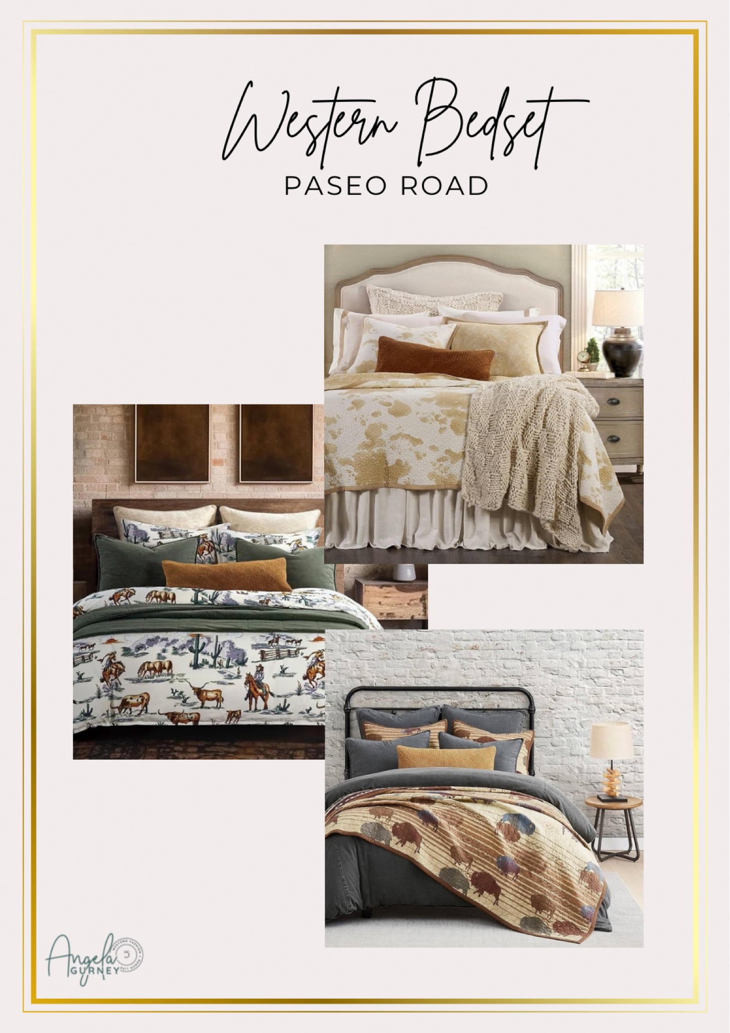 Paseo Road western bedding - cowhide, buffalo, cowboy print quilts - western home - cowboy bedroom

#LTKFamily #LTKHome