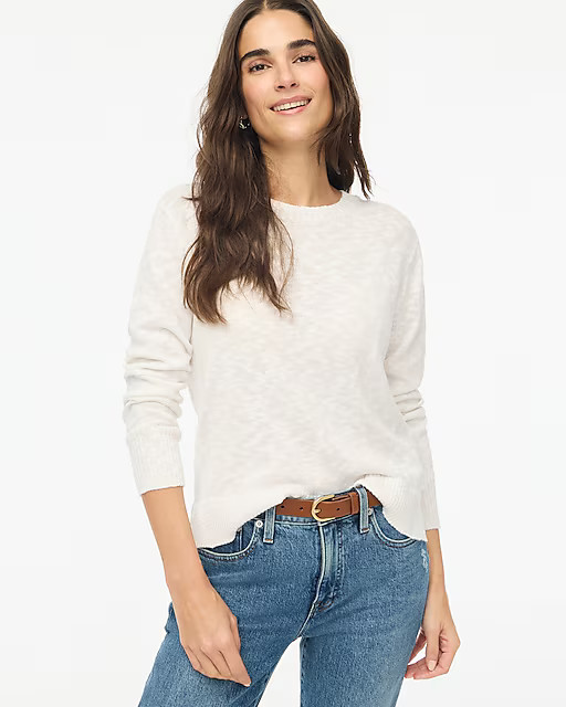 Crewneck beach sweater | J.Crew Factory