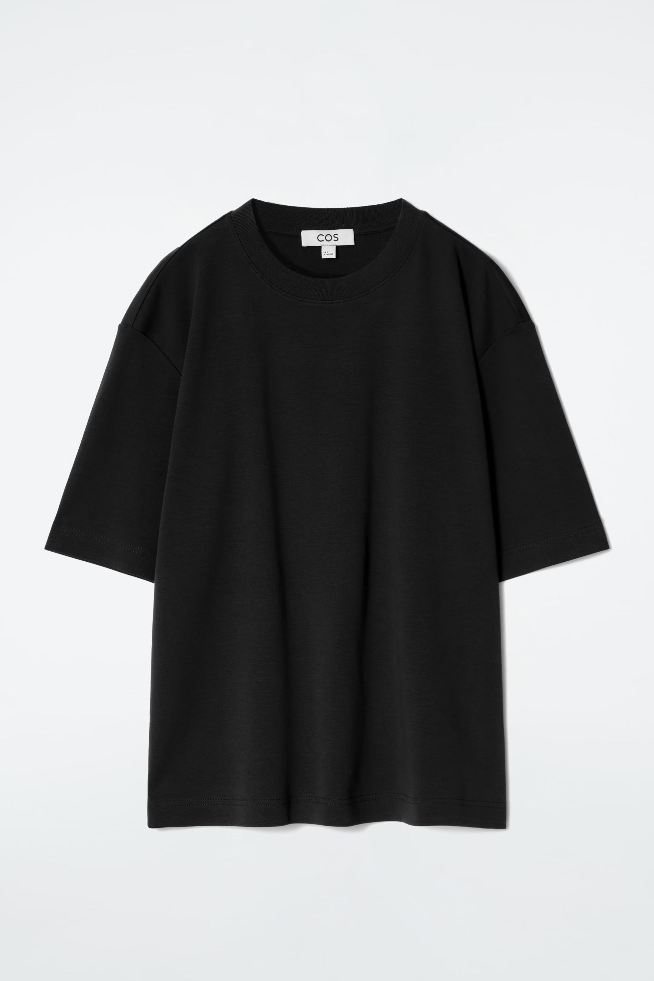 OVERSIZED COTTON T-SHIRT - BLACK | COS | COS (EU)