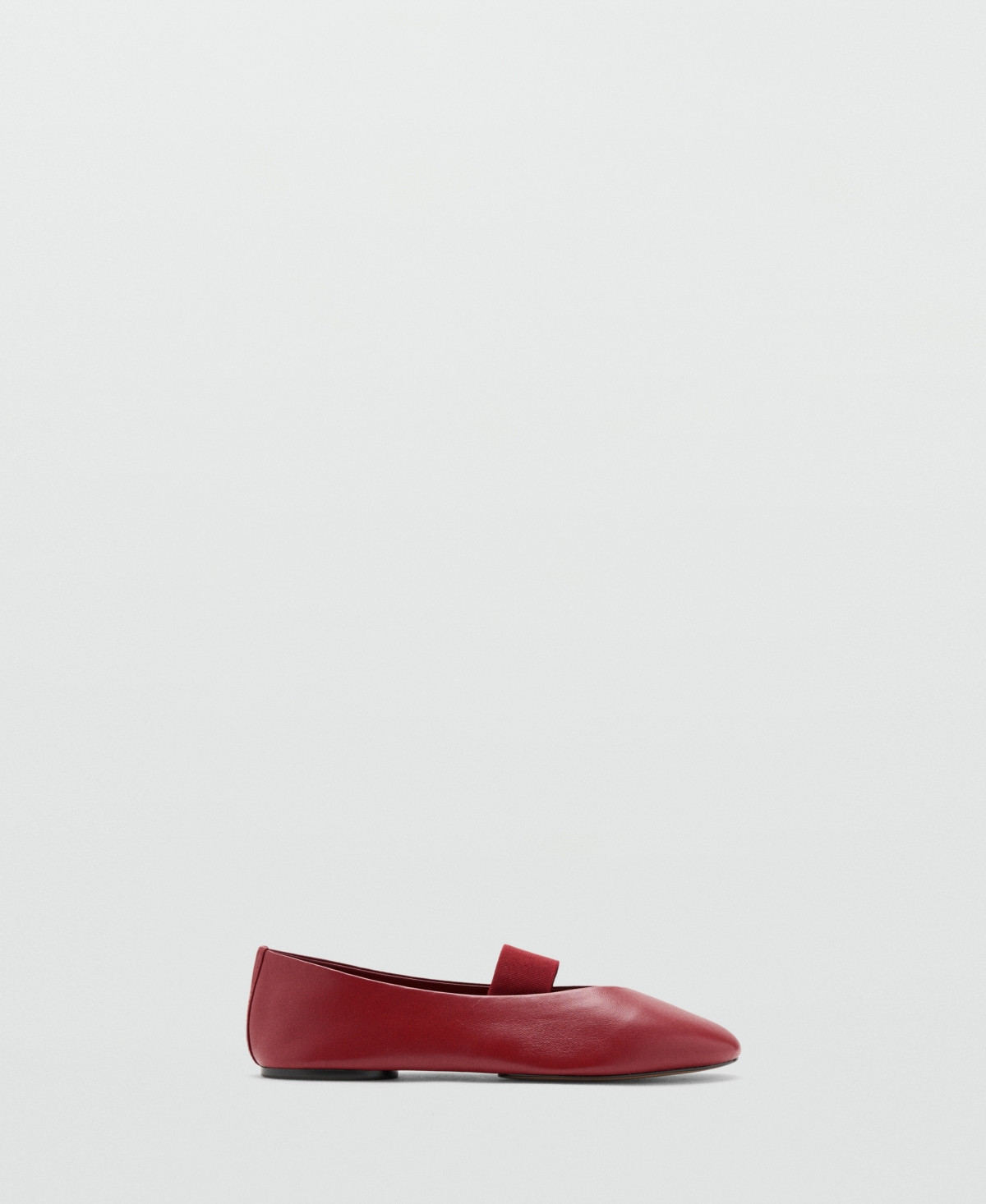 Mango Women's Strap Leather Shoes - Red | Macy's