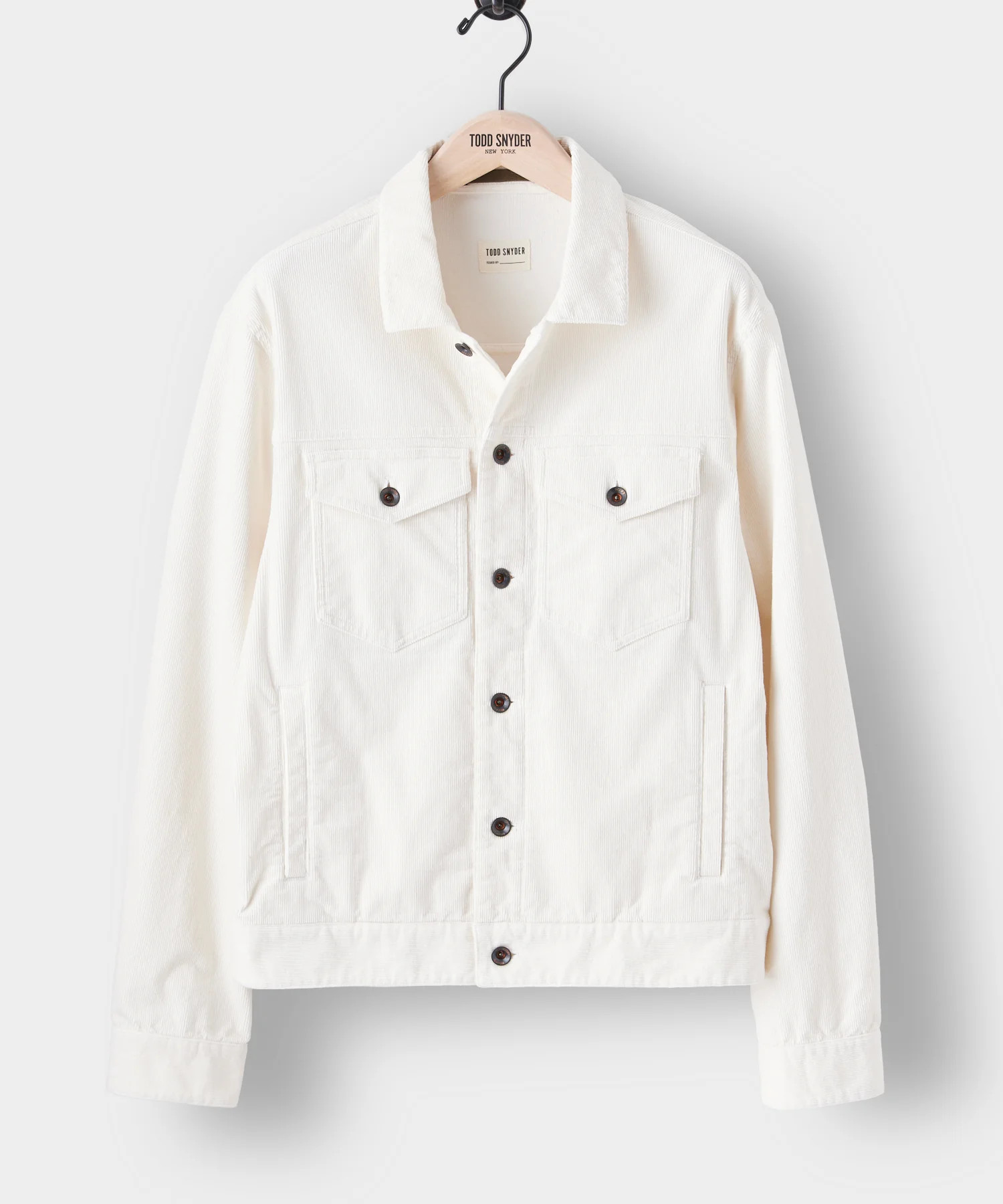 Italian Corduroy Dylan Jacket in Stone | Todd Snyder