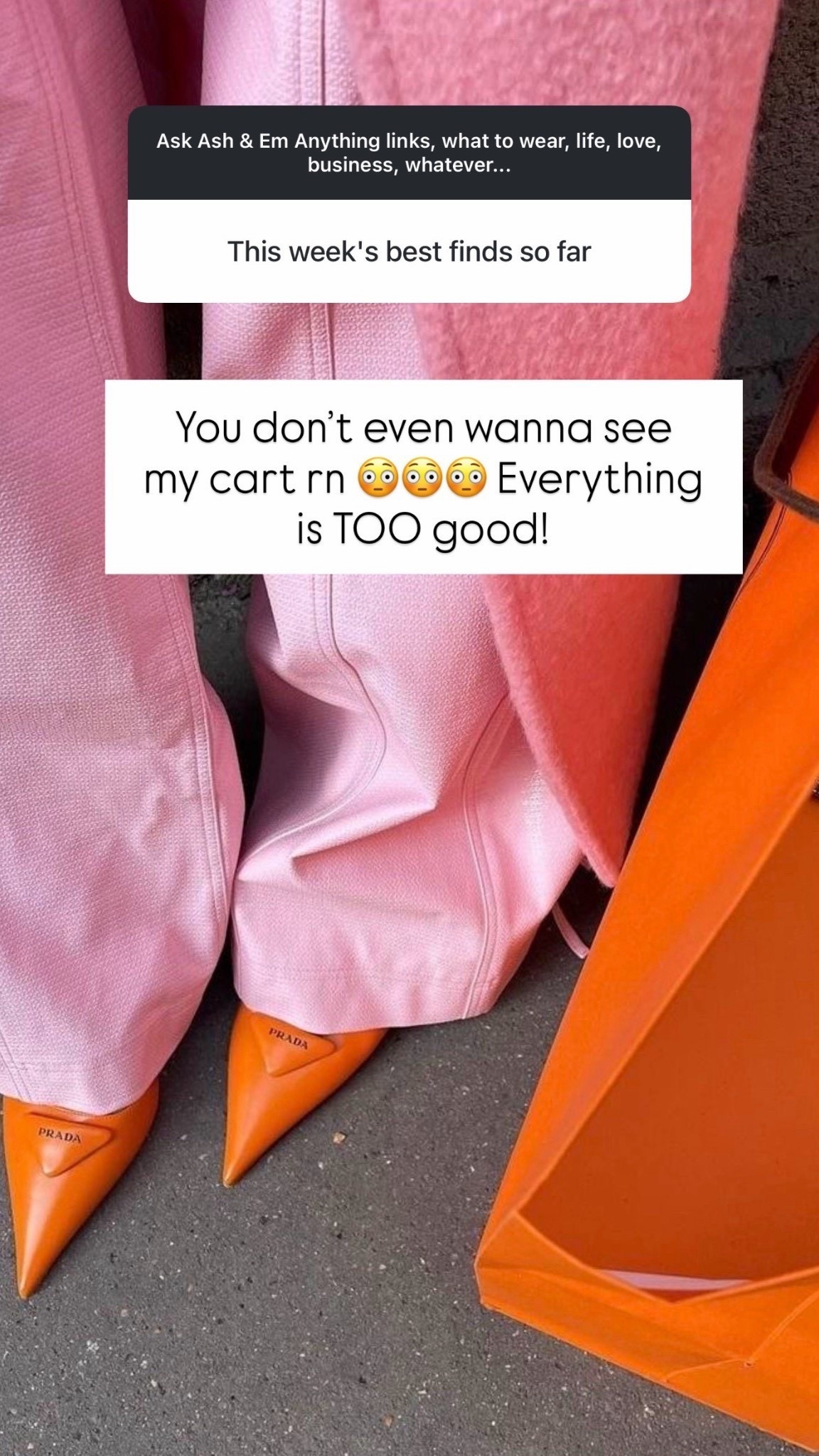 what’s in my cart  (FB)