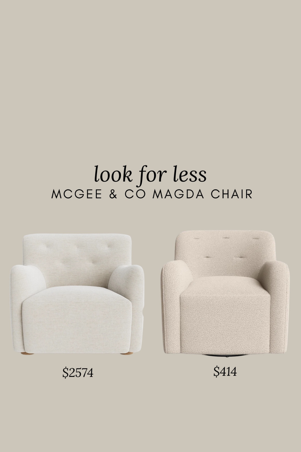McGee and Co style chair from Wayfair save over $1000, lounge chair, bedroom, chair, living room, chair, comfy chair, neutral accent

#LTKStyleTip #LTKHome #LTKSaleAlert