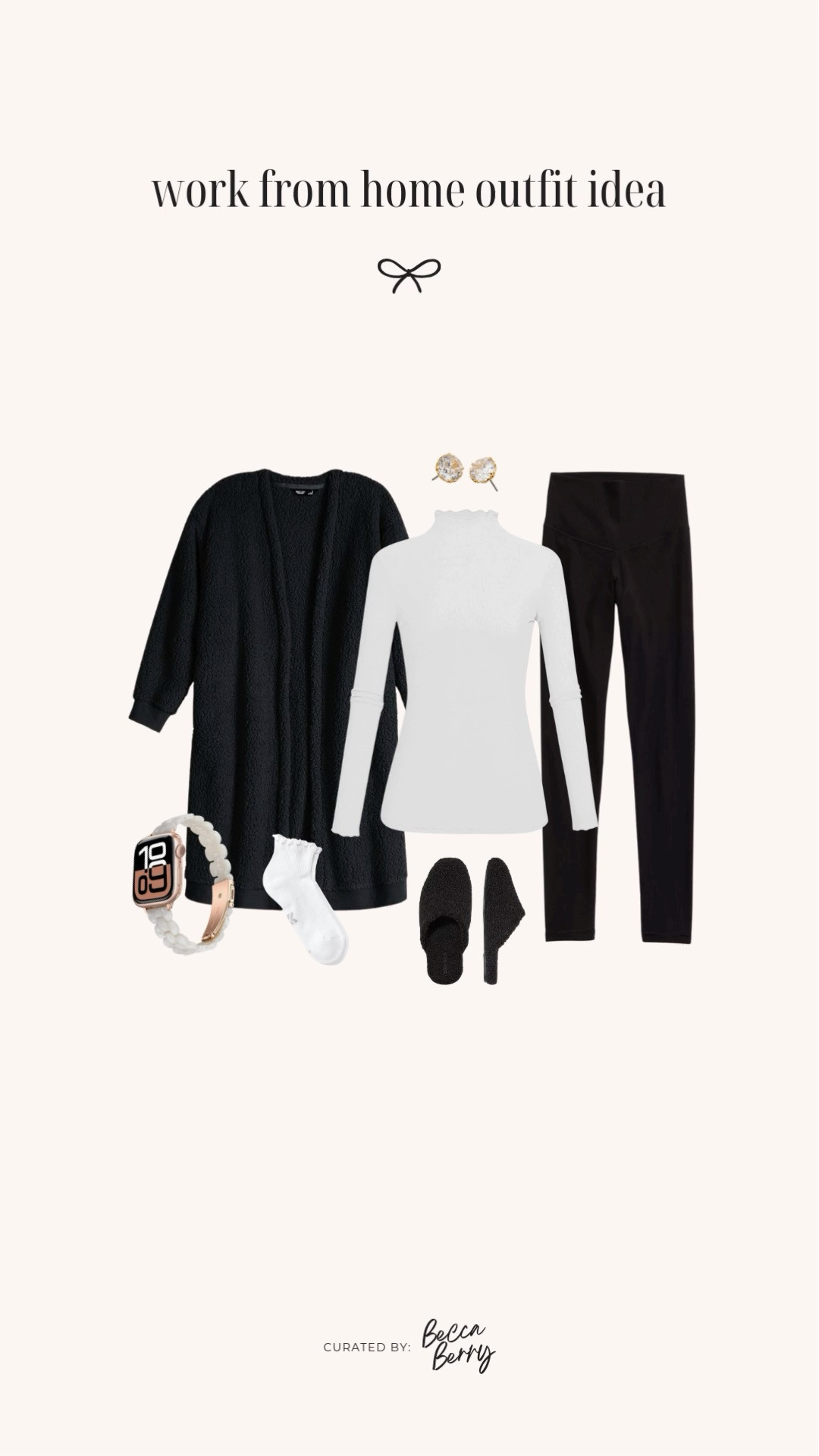 Cozy WFH outfit idea, especially for a low-meeting day 🤍🖤

#LTKootd #LTKWorkwear #LTKMidsize