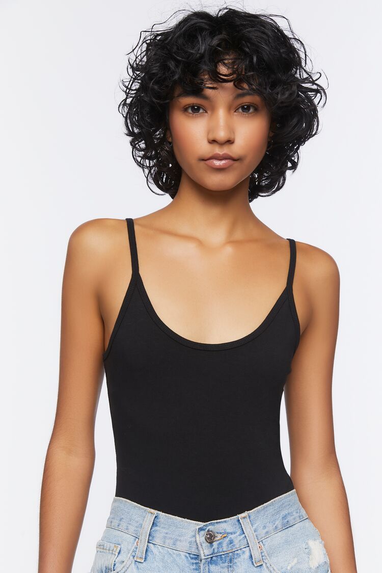 Cotton-Blend Cami Bodysuit | Forever 21 | Forever 21 (US)