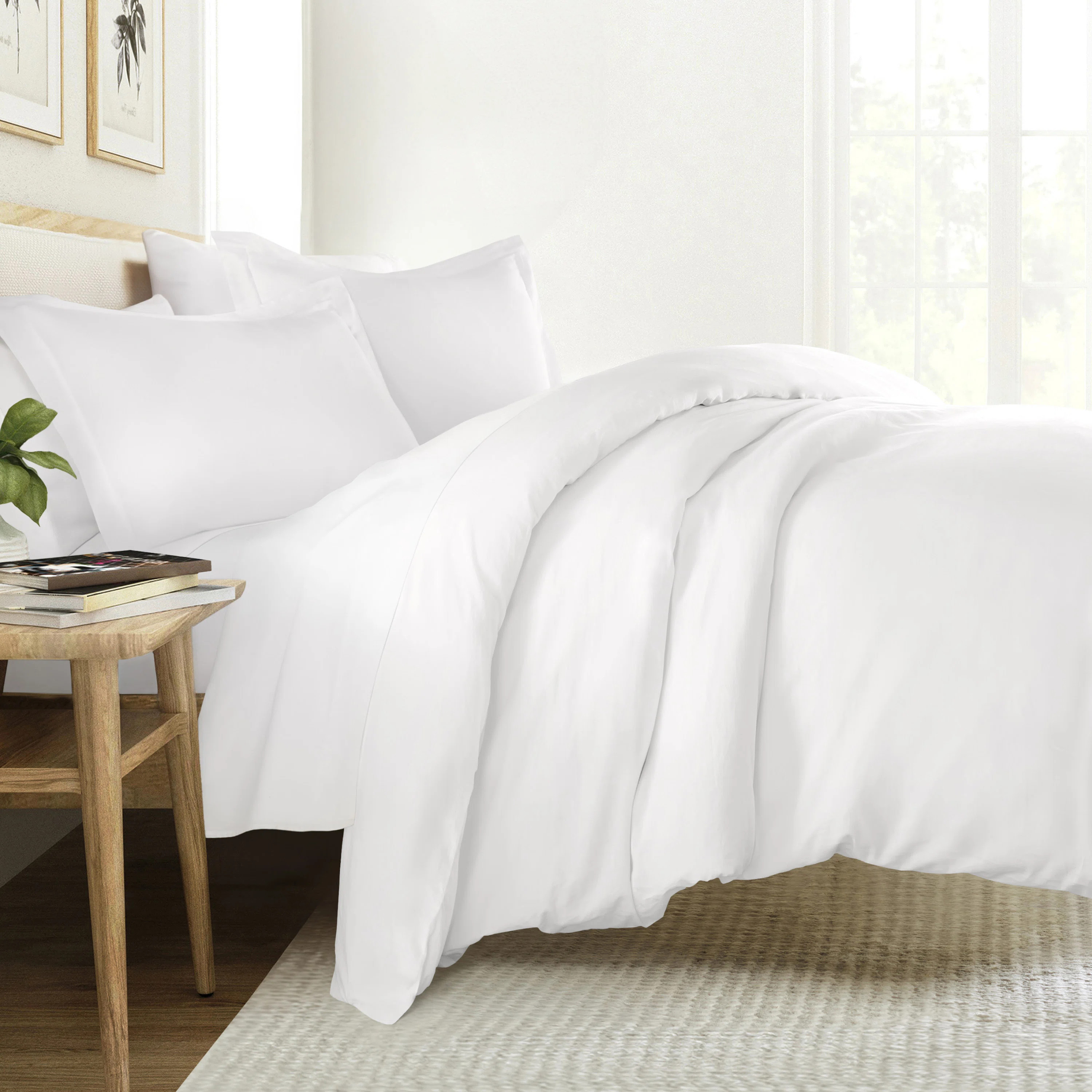 Becky Cameron Vintage Washed Long-Staple Sateen Cotton Duvet Cover Set & Reviews - Wayfair Canada | Wayfair North America