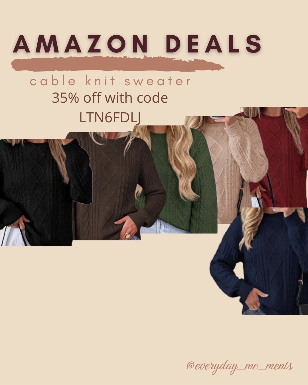 $15 ends 9/2

Amazon fashion
Amazon deals
Cable knit sweater
Fall fashion

#LTKSaleAlert