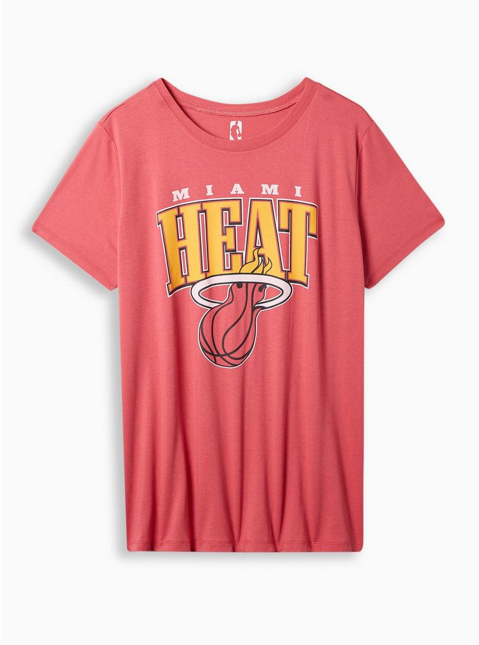 NBA Miami Heat Classic Fit Cotton Crew Neck Tee | Torrid (US & Canada)