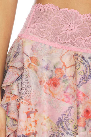 Silo Skirt in Pink Paisley | Revolve Clothing (Global)