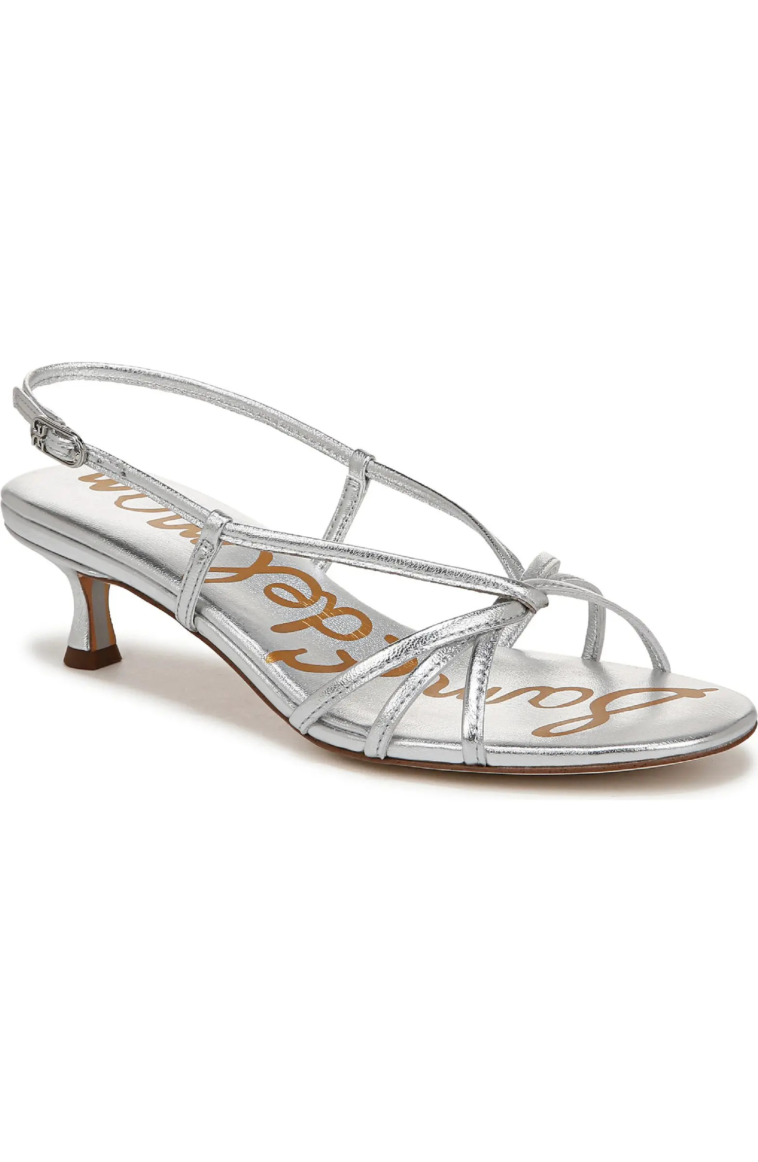 Sam Edelman Cressa Slingback Kitten Heel Sandal (Women) | Nordstrom | Nordstrom