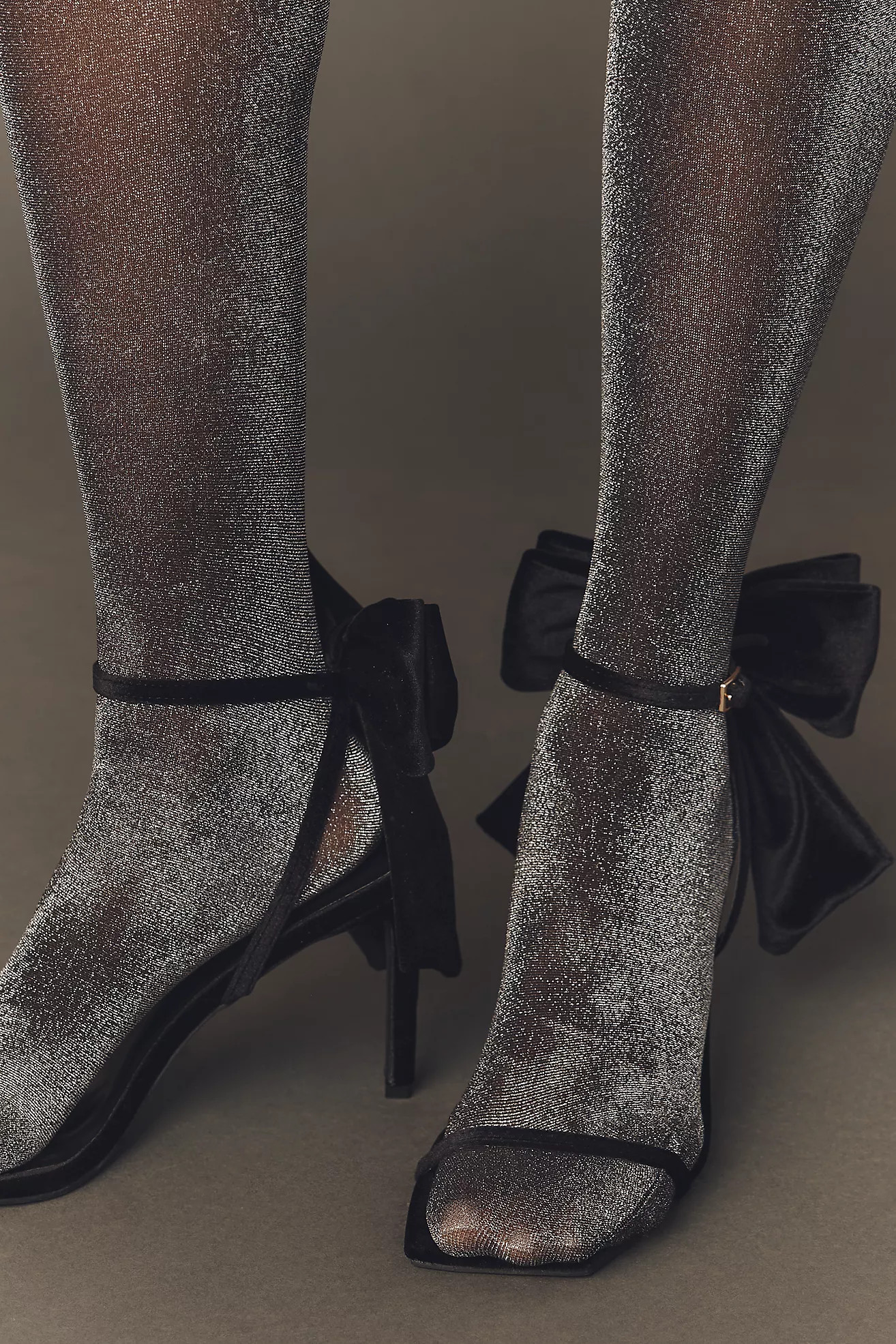 Billini Elesa Velvet Bow Heels | Anthropologie (US)