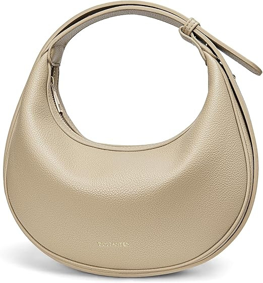 BOSTANTEN Crescent Shoulder Bag Vegan Leather Purses for Women Trendy Crossbody Clutch Hobo Handb... | Amazon (US)