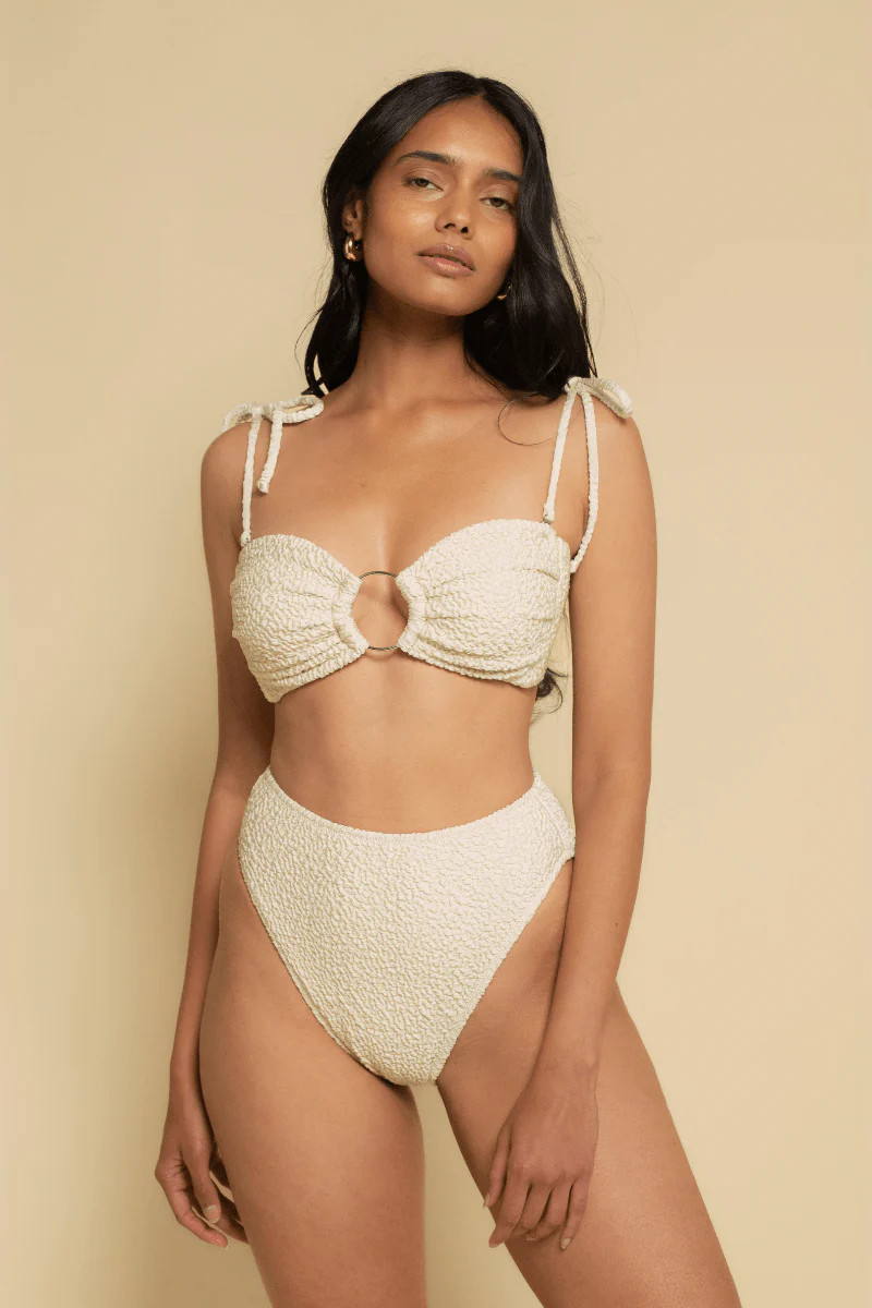 Oat Texture Paula Bikini Bottom | Montce