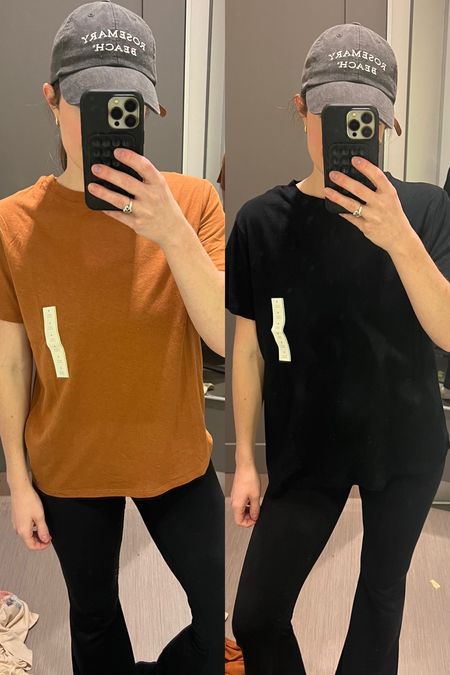 TARGET FALL CLOTHES
relaxed tee comes in pretty much every color - only $6
wearing a medium (true size small)

#LTKfindsunder100 #LTKsalealert #LTKfindsunder50