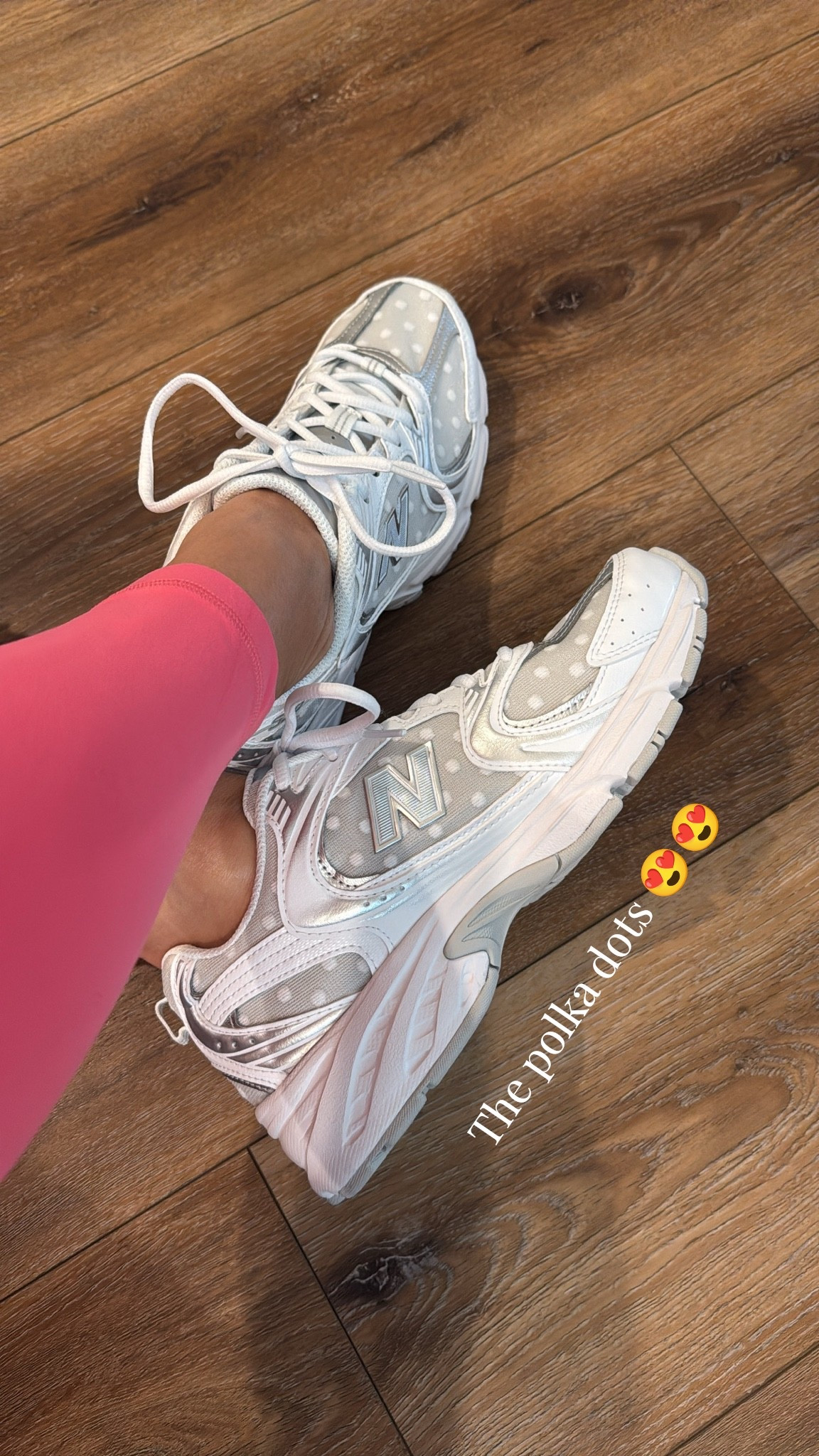 These New Balance shoes are incredibly comfortable and I’m obsessed with the polka dots. Wearing my TTS 8 but probably could have sized down a half size.

#LTKOver40 #LTKActive #LTKootd