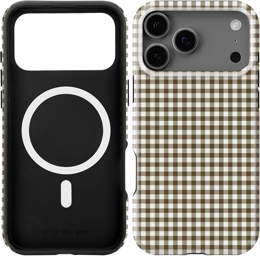Compatible with iPhone 17 Pro Max Case [Compatible with Magsafe],Girls Women Magnetic Case Silico... | Amazon (US)