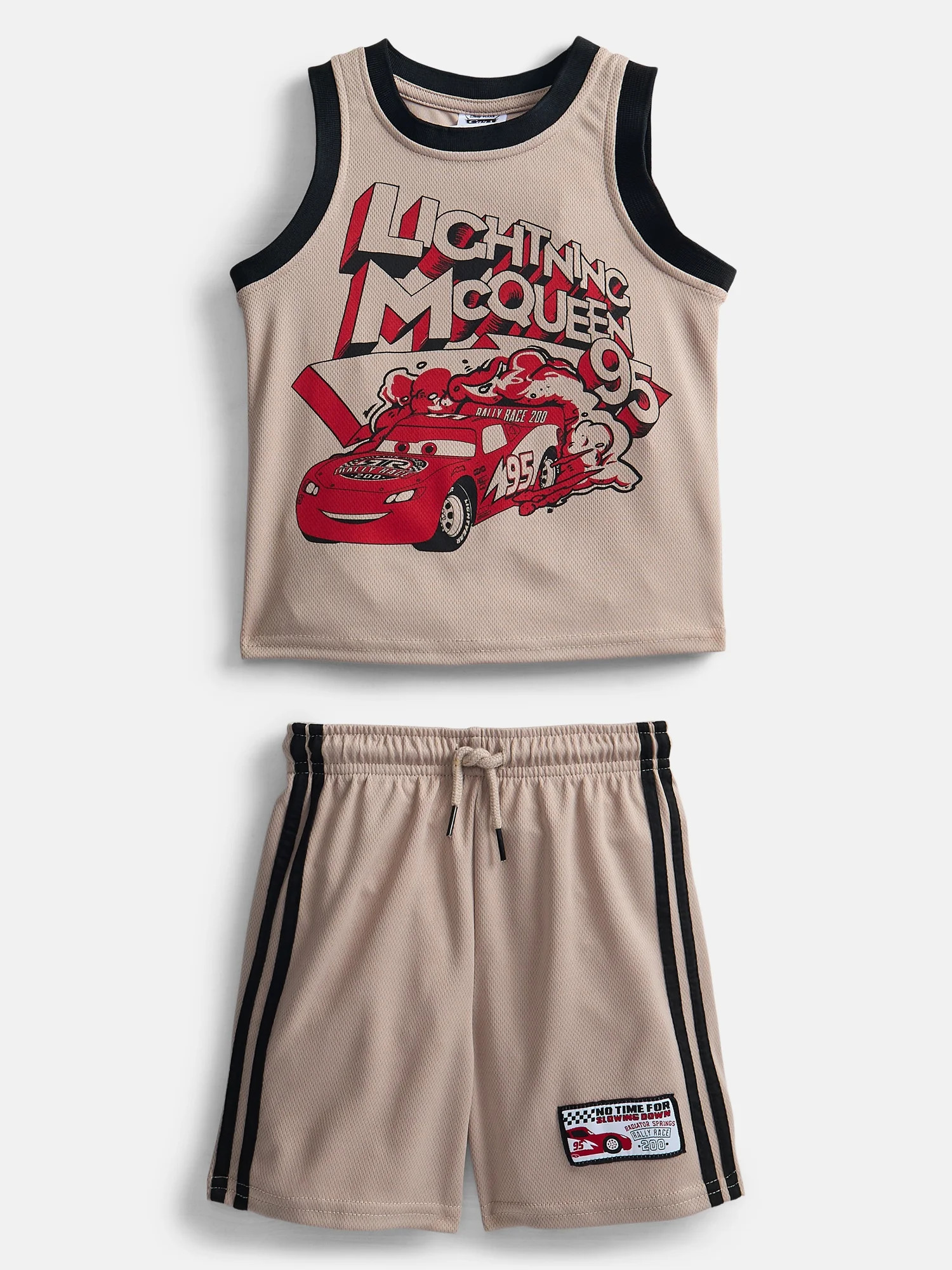 Pixar Cars Toddler Boys Athletic Graphic Tank Top and Matching Shorts Set, 2-Piece, Sizes 12M-5T ... | Walmart (US)