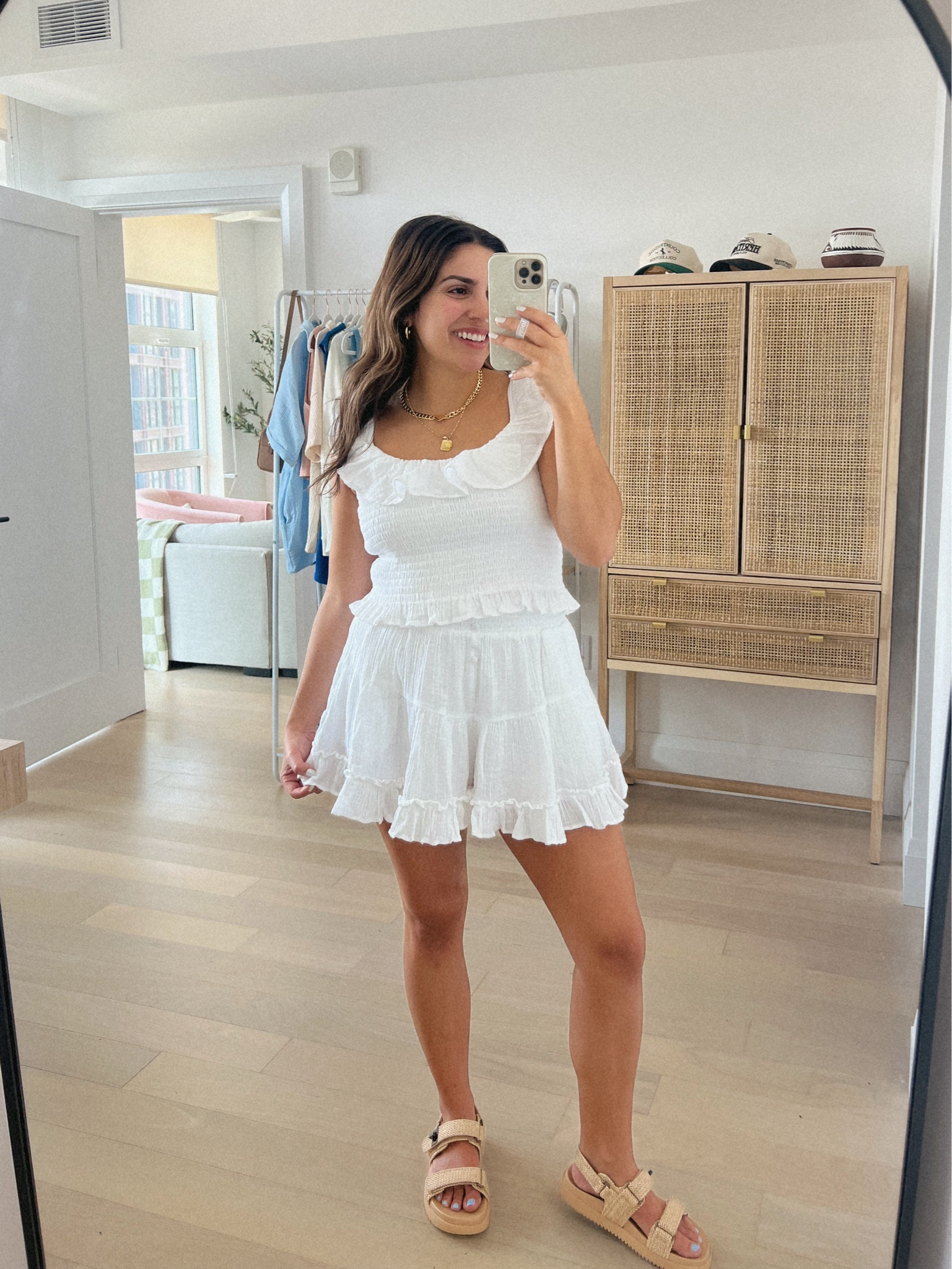 Love this matching set from American eagle - these are the pieces I end up wearing more than anything else in my closet! Easy to throw on & feels cute. 

True to size, M! 30-70% off for MDW 

#LTKSaleAlert #LTKFindsUnder50 #LTKSeasonal