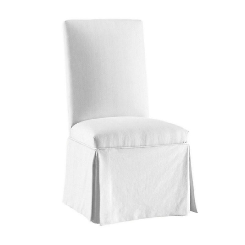 Parsons Chair Slipcover Only - Ballard Essential - Super White Twill - Ballard Designs | Ballard Designs, Inc.