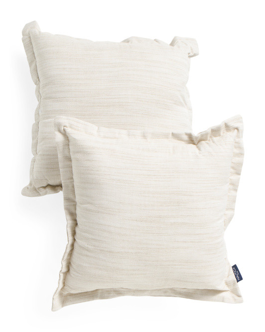 18x18 2pk Indoor Outdoor Slub Pillow | TJ Maxx