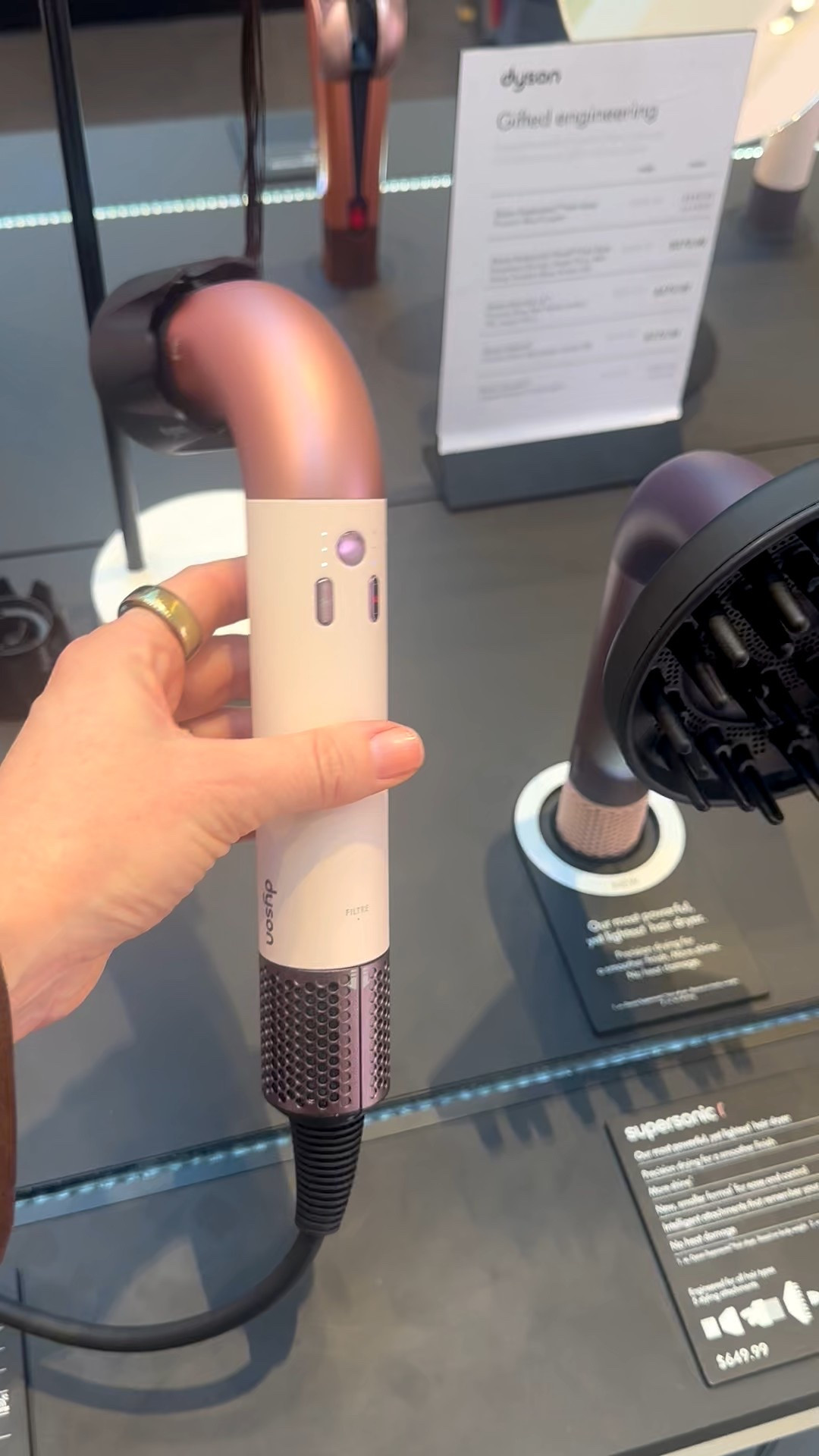 Welcome to the future… This is the lightest and most powerful blow dryer on the market, by Dyson of course! I never got the original but so tempted with this one 💁🏼‍♀️

#innovation #hair #tools #splurge #blowdryer #dyson #hairstyling #salon

#LTKgrwm #LTKBeauty #LTKvlog