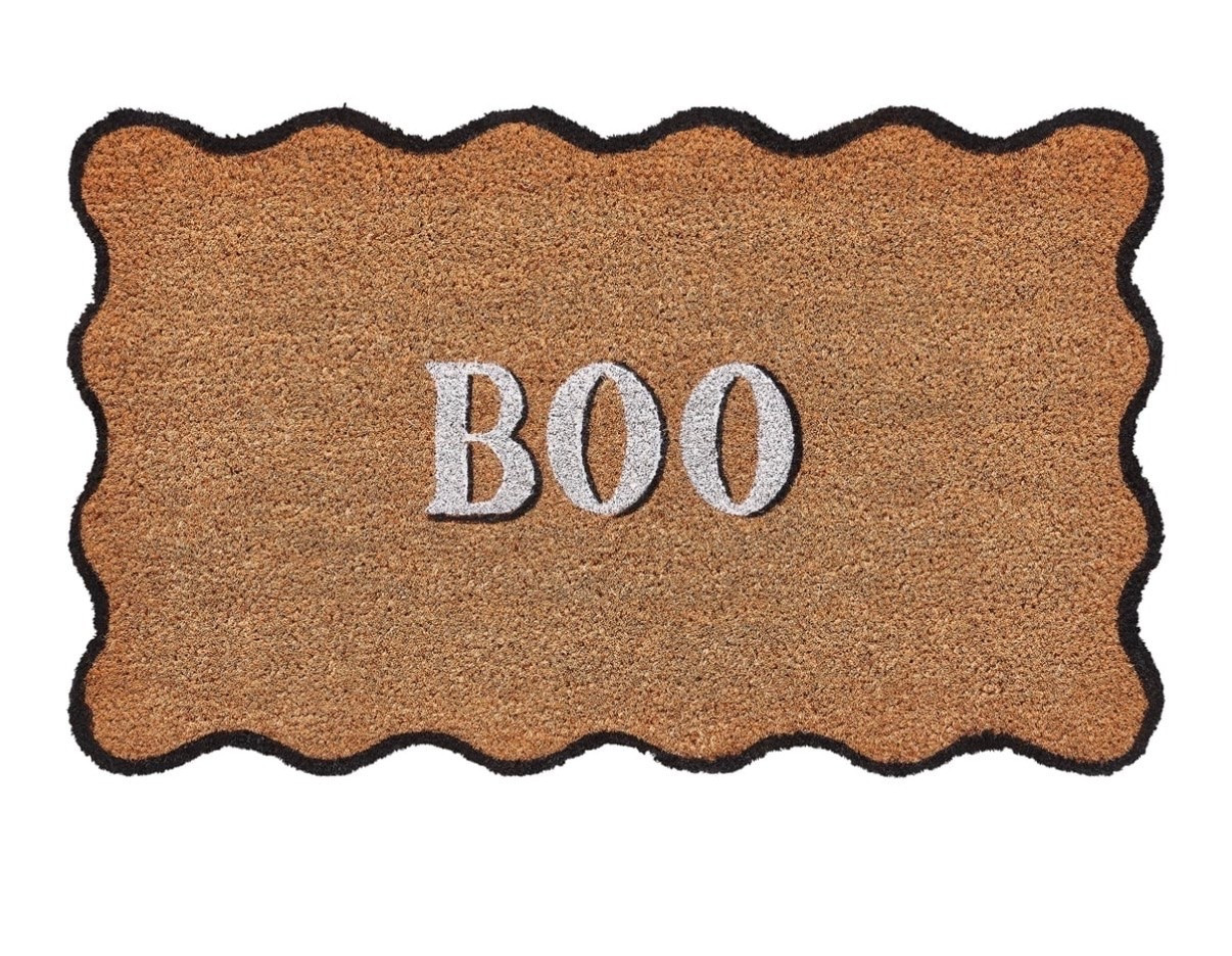 My Texas House Halloween Natural/Multicolor Scallop Boo Outdoor Coir Doormat, 30"x 

Walmart home goods
Halloween decor

#LTKHome #LTKSeasonal