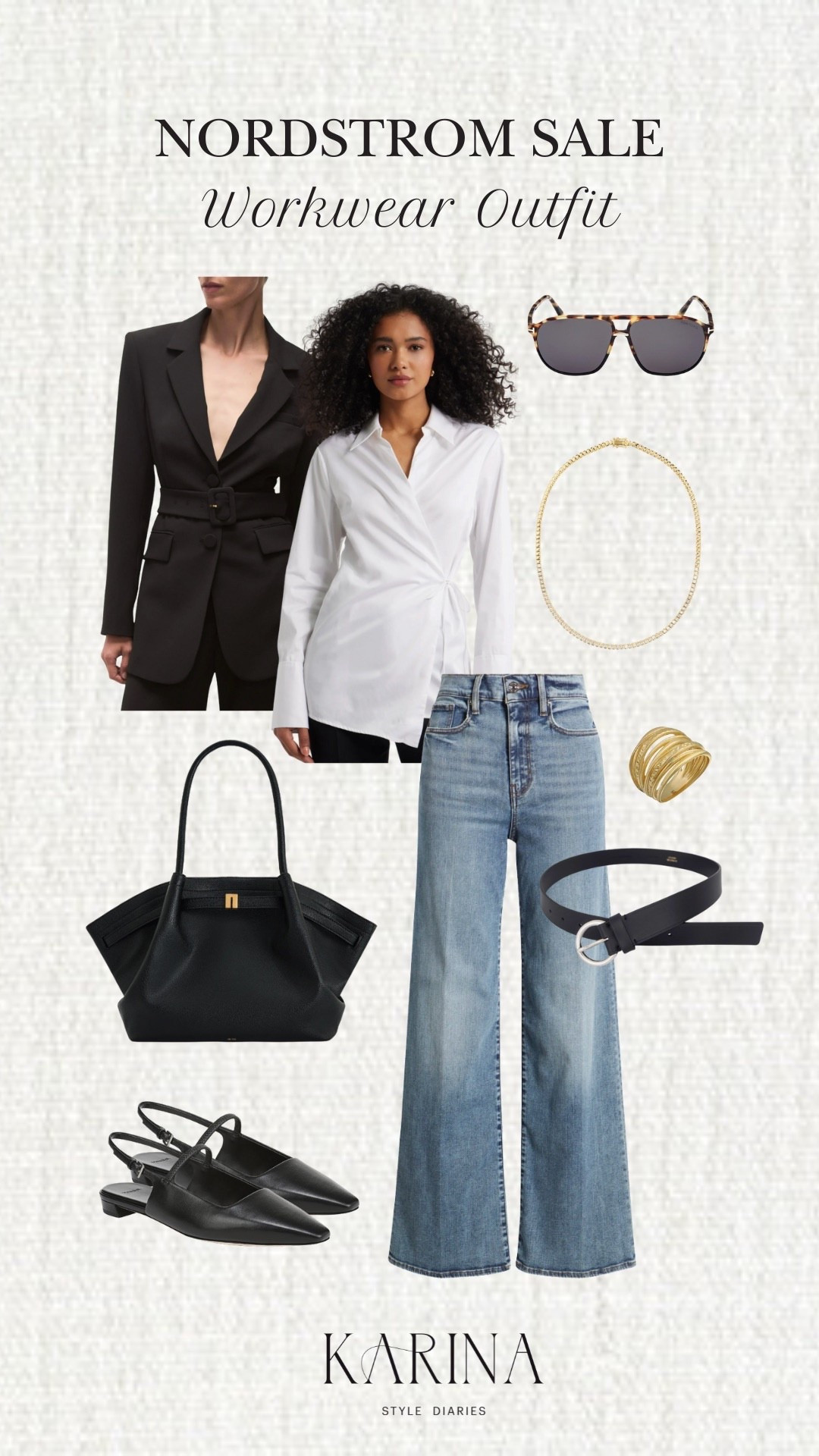 Office chic just got an upgrade thanks to the Nordstrom Sale. I’m all about smart basics with a twist and this blazer and wrap top combo is giving put-together and effortless  

#LTKStyleTip #LTKSeasonal #LTKSaleAlert