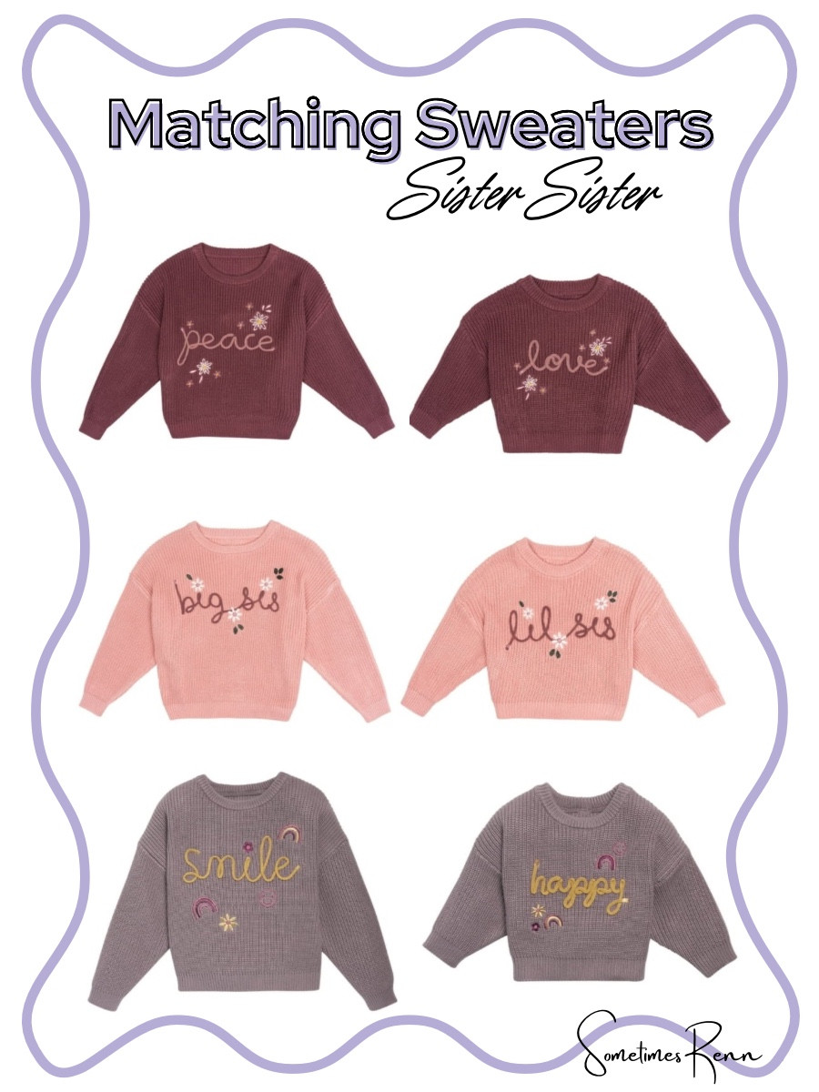 The cutest cable knit sweaters for sisters 

#LTKKids #LTKBaby