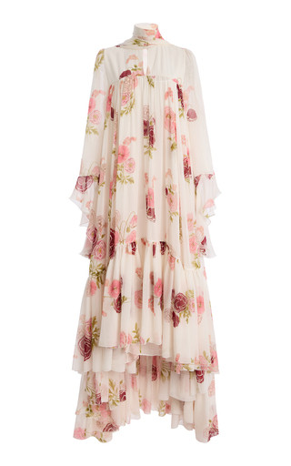 Floral Georgette Maxi Dress | Moda Operandi (Global)