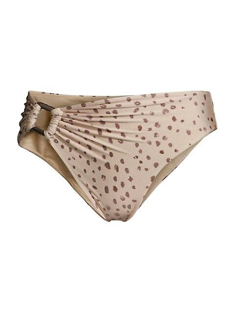 Logan Cheetah Print Bikini Bottom | Saks Fifth Avenue