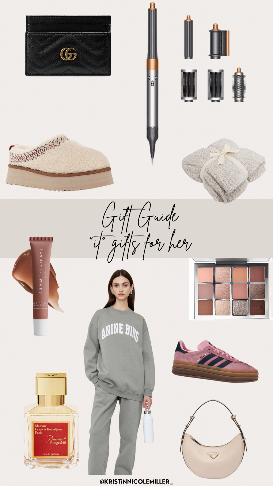Gift guide, gift guide for her, uggs, ugg, gucci, adidas, dyson, blanket, annie bing, barefoot dreams, gift idea, prada, purse

#LTKGiftGuide #LTKHoliday #LTKbeauty