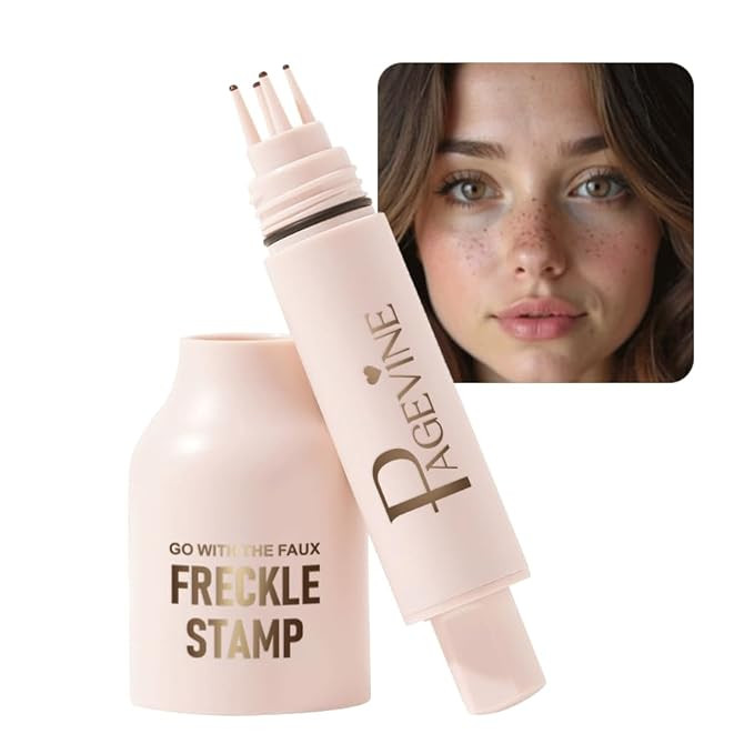 Upgrade Faux Freckle Stamp Pen – Waterproof Fake Freckles Makeup Tool, Natural-Looking Freckle ... | Amazon (US)