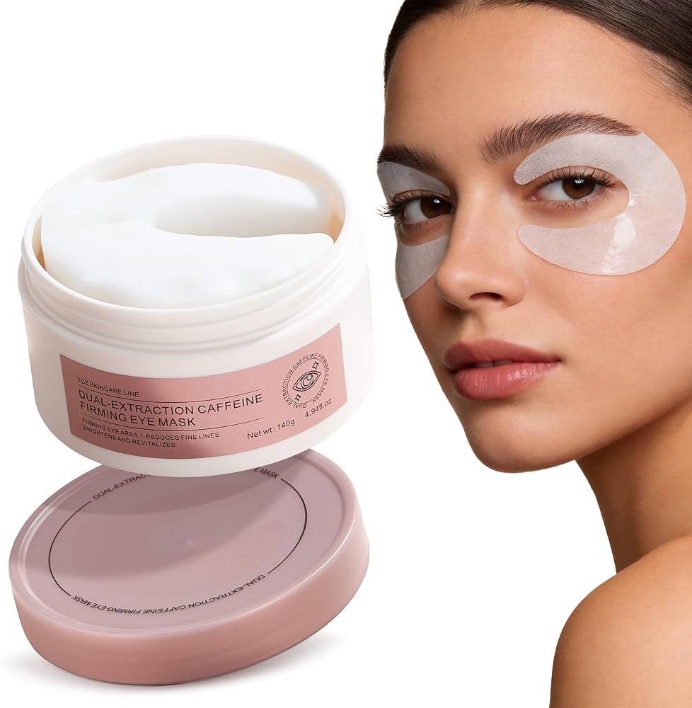 Ycz Eye Patches for Puffy Eyes and Dark Circles Contain Caffeine, 60 Ct | Amazon (US)