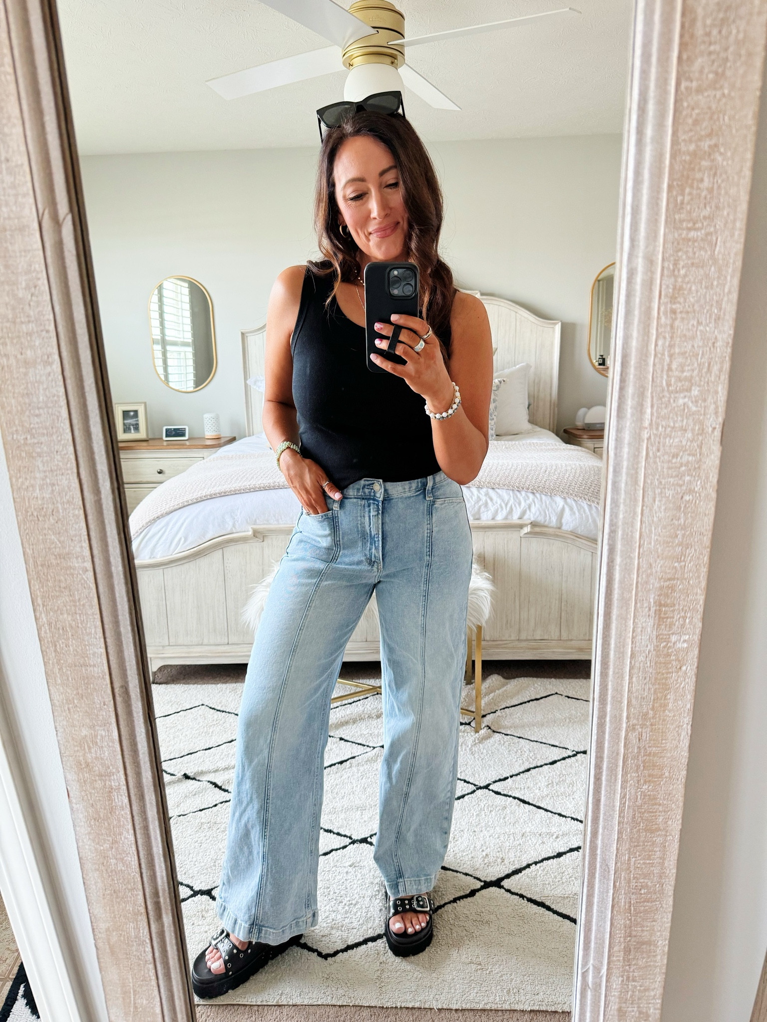 TARGET 🎯 TUESDAY
• medium tank
• true size 28/6 in denim 
• sandals true to size 

#LTKfindsunder50 #LTKSeasonal #LTKstyletip