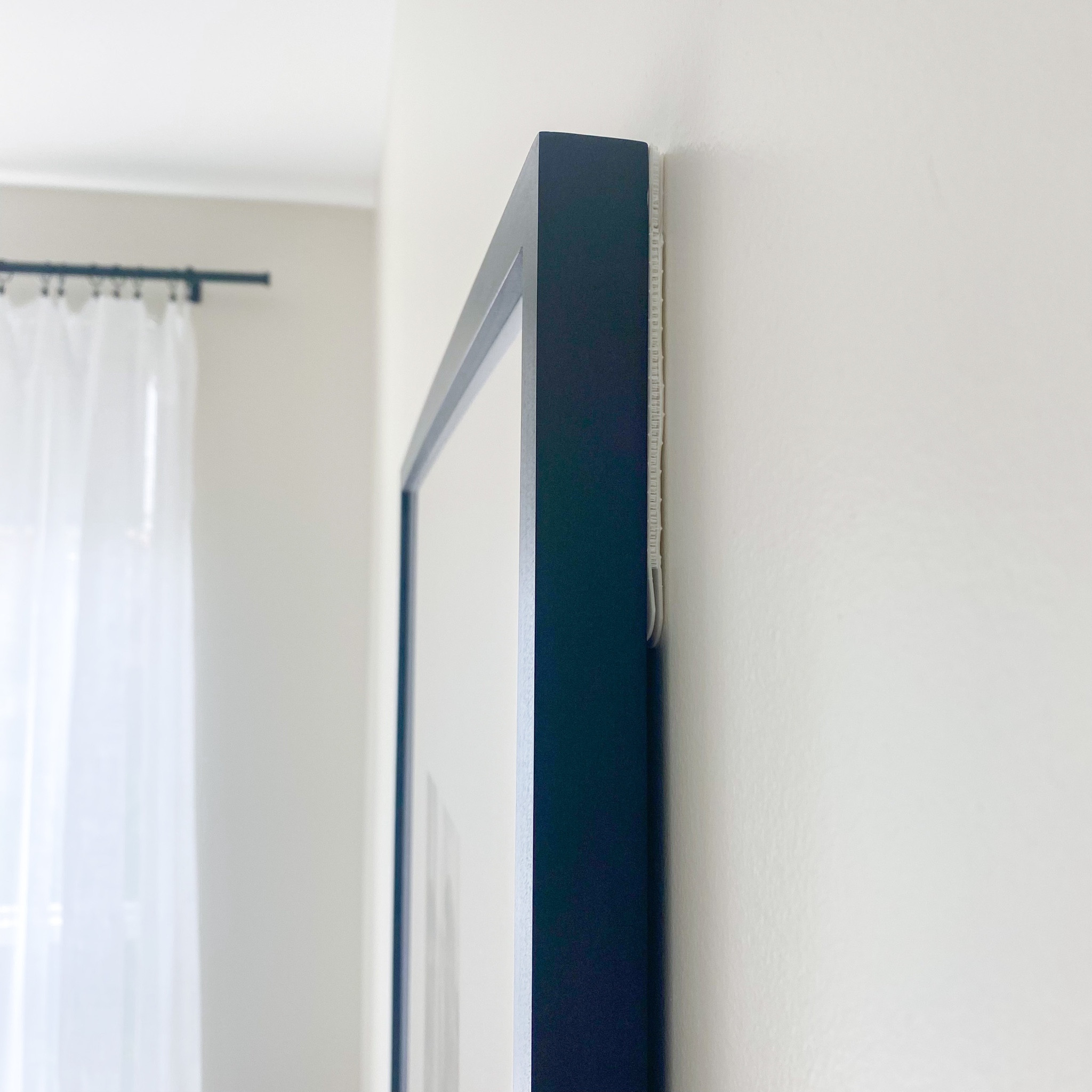 New bedroom is slowly coming together! So glad these command strips exist so we can feel homey in our rental!

This Pottery Barn frame is now on sale! Frame: 8x10” photo in 25x25”
Curtains: 70x95” 
Rod: 72-144”

#LTKunder100 #LTKhome #LTKSale