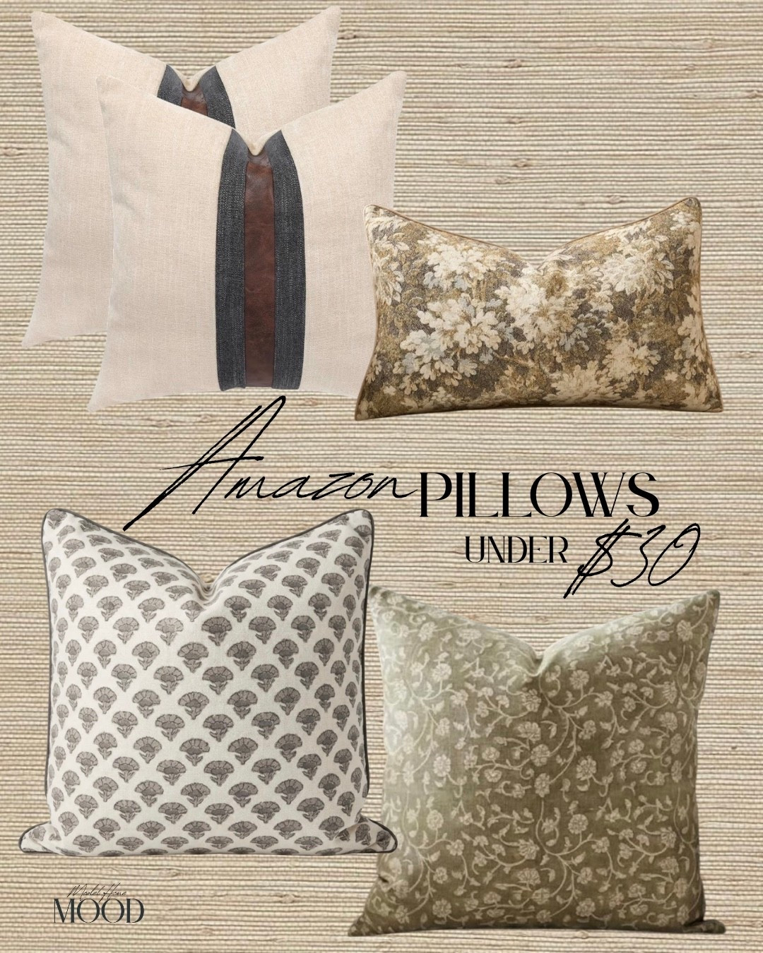 The Amazon pillows I can’t stop thinking about! Perfect for the touch of fall & neutral enough for year round. 🛒👀

#LTKHome