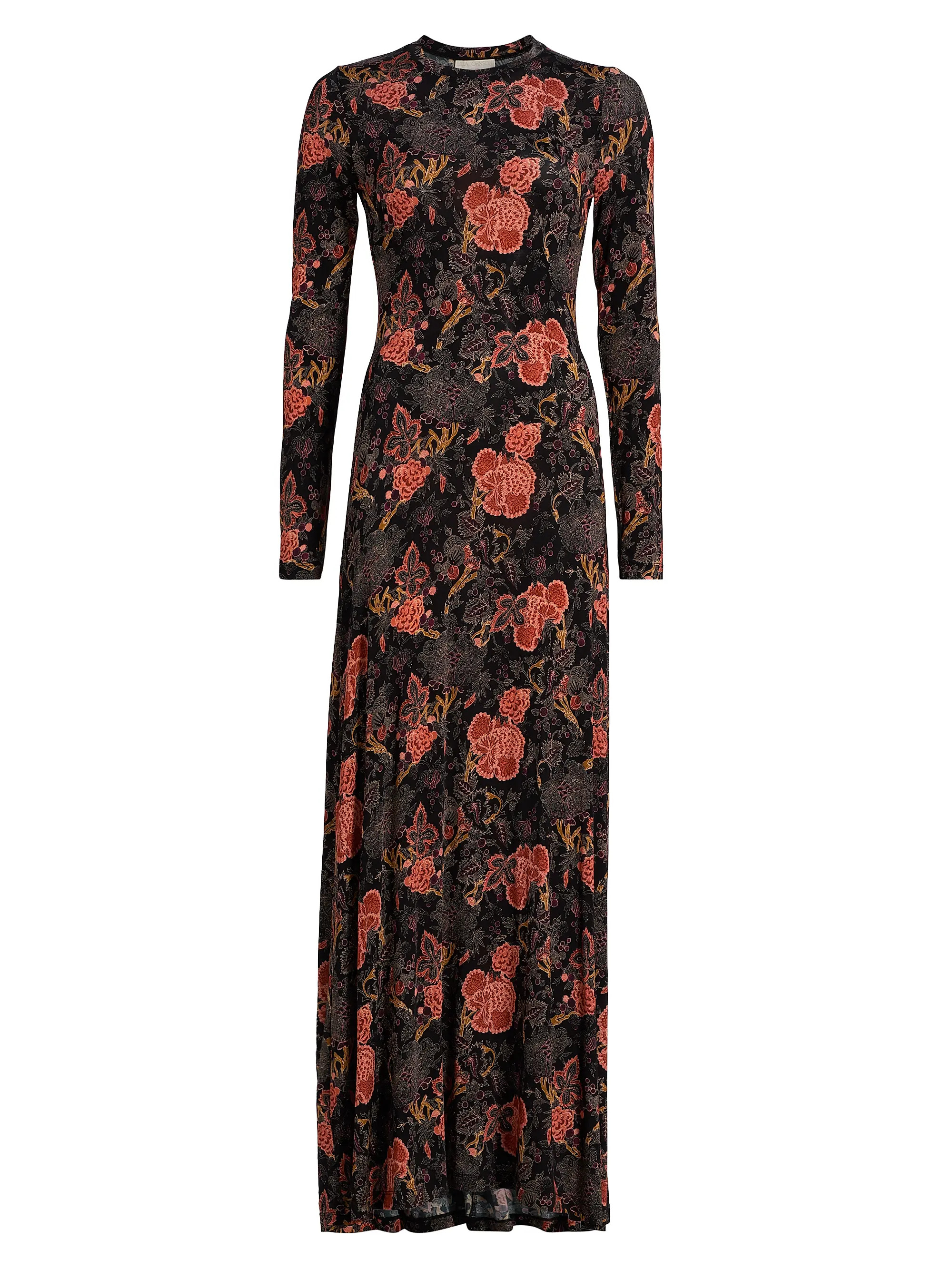 Amari Floral Crewneck Jersey Maxi Dress | Saks Fifth Avenue