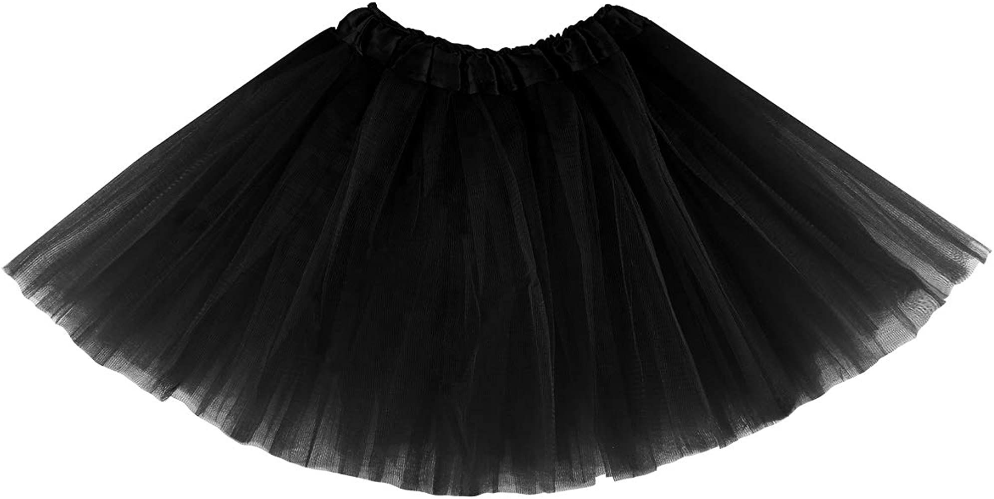 Girl Tutu Skirt, 3 Layers Tulle Tutus for Little Girls, Fluffy Ballet Dress Up for Toddler Kids C... | Amazon (US)