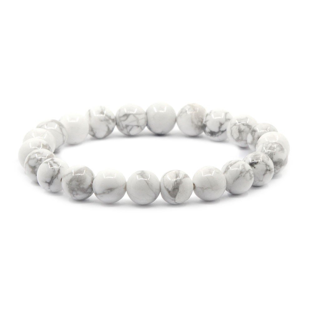 Justinstones Gem Semi Precious Gemstone 8mm Round Beads Stretch Bracelet 7 Inch Unisex | Amazon (US)