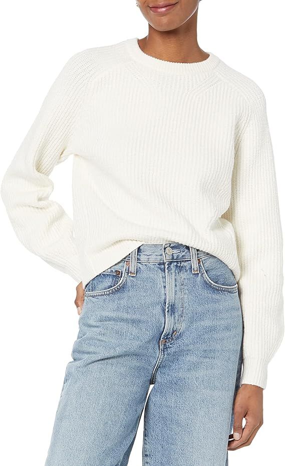 Amazon Essentials Women's Crew Neck Rib Sweater | Amazon (US)